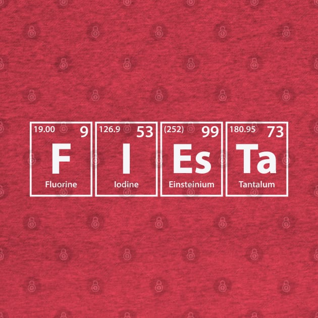 Fiesta (F-I-Es-Ta) Periodic Elements Spelling by cerebrands